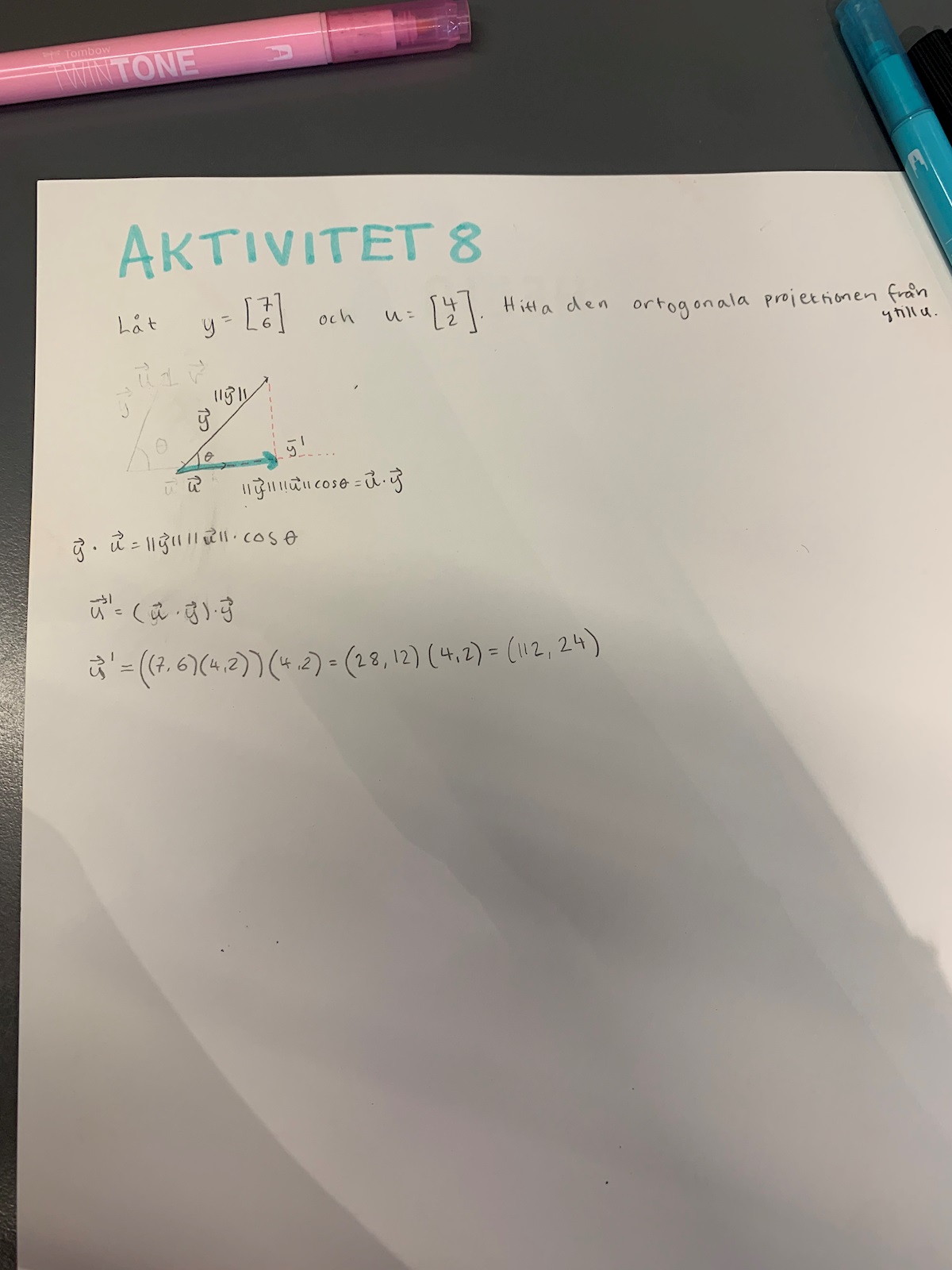 Linjär Algebra (Matematik/Universitet) – Pluggakuten