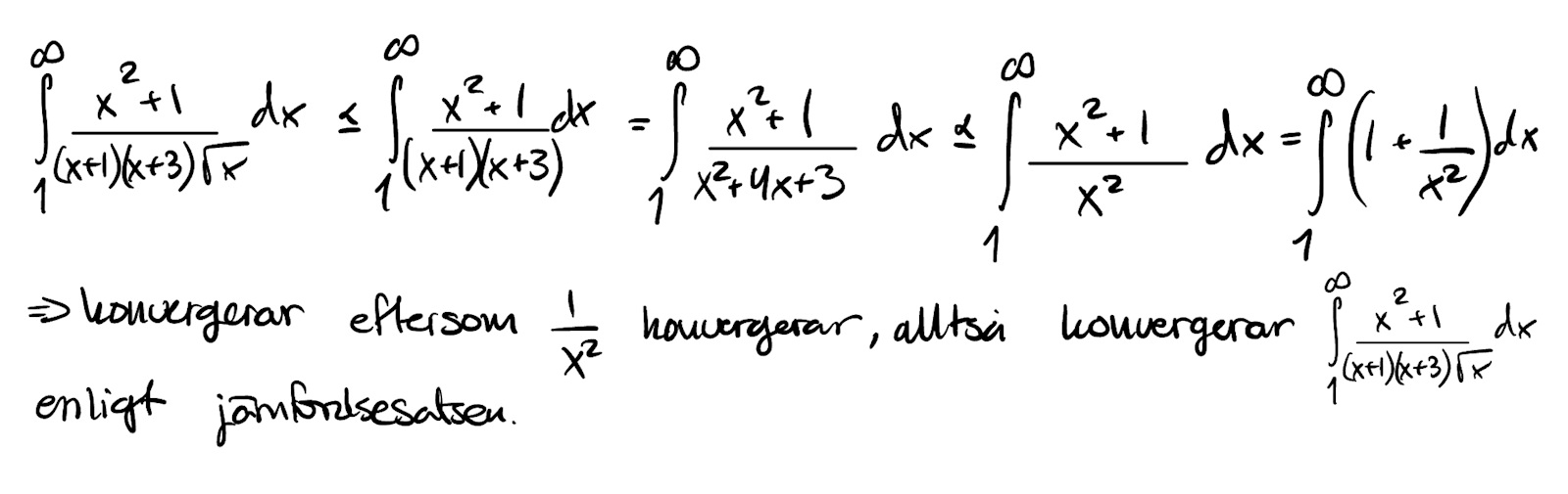 Envariabelanalys - Varför är Följande Resonemang Fel? (Matematik ...