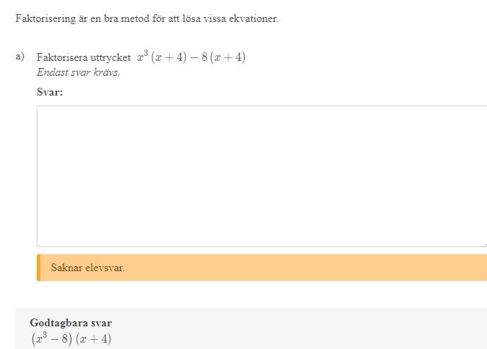 Faktorisering (Matematik/Matte 3/Algebraiska Uttryck) – Pluggakuten