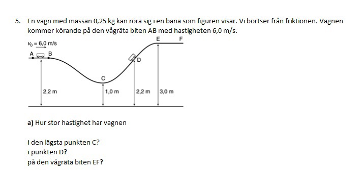 Mekanisk Energi Uppgift (Fysik/Fysik 1) – Pluggakuten