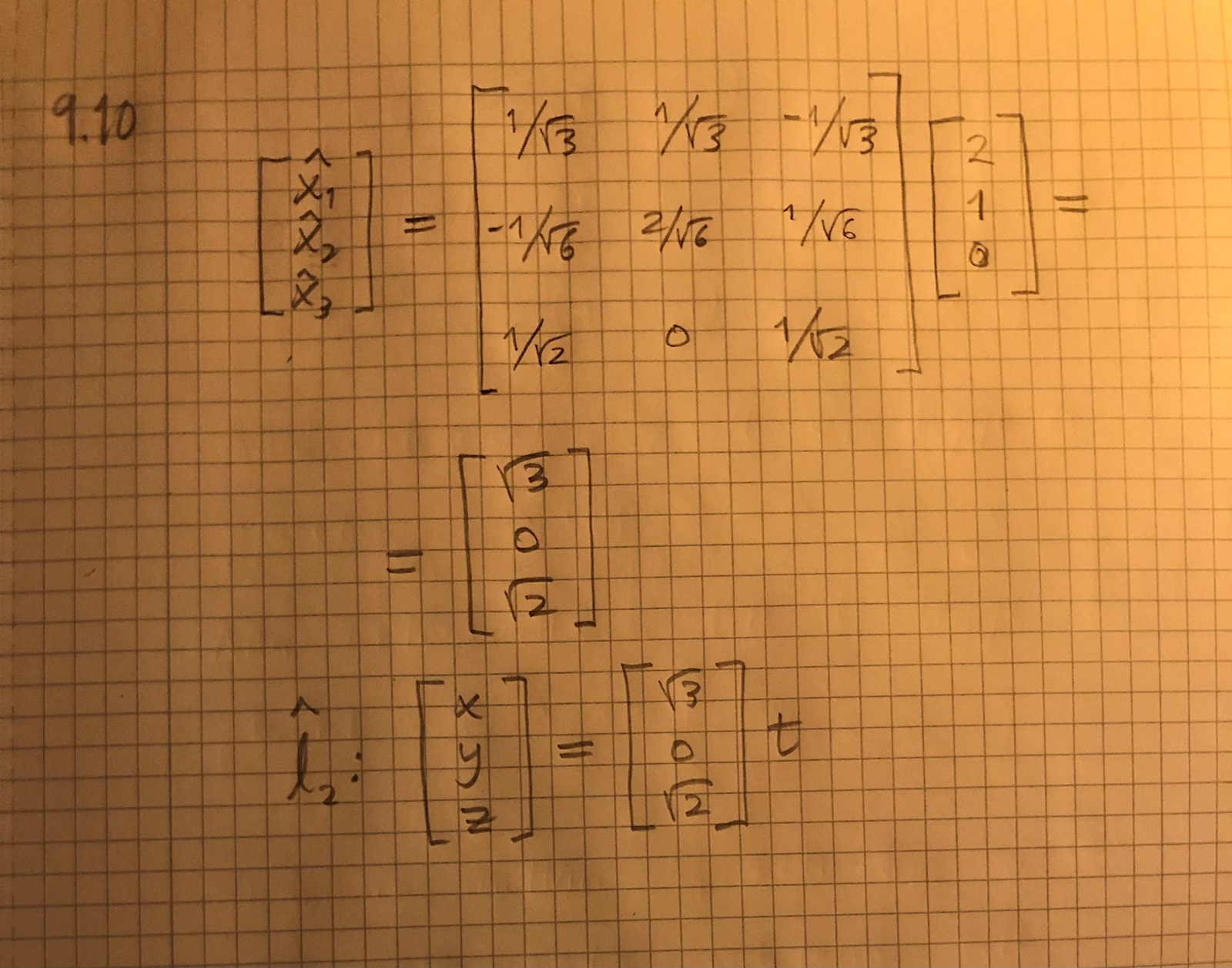 Basbyte Orientering (Linjär Algebra) (Matematik/Universitet) – Pluggakuten