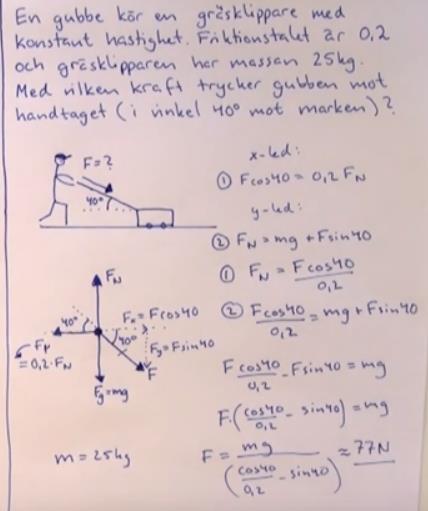 Kraft/Hastighet (Fysik/Fysik 1) – Pluggakuten