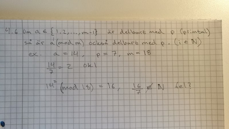 Bevisa Delbarhet Tillsammans Med Modulo Matematik Matte 5 Kongruensrakning Pluggakuten